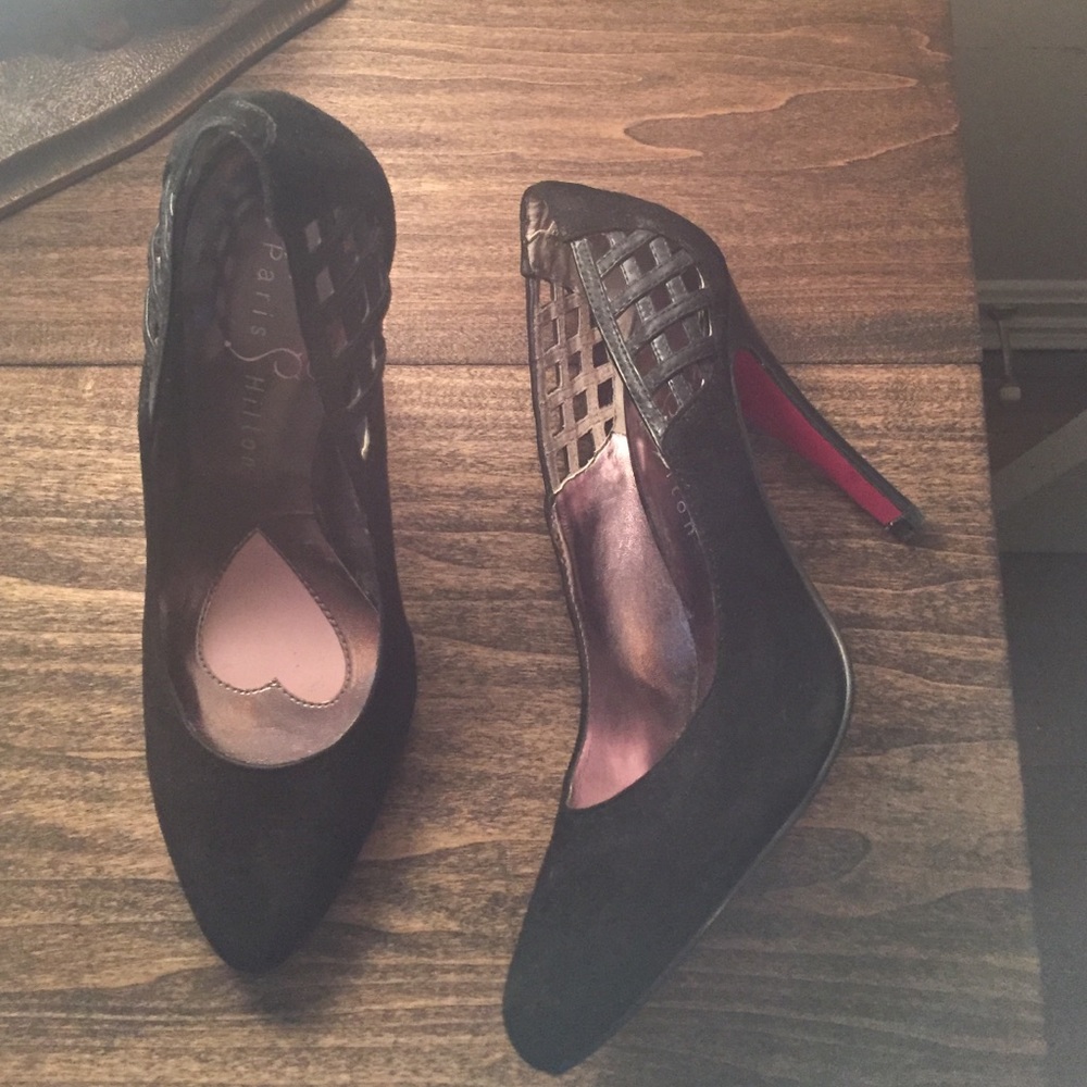 Black high heels